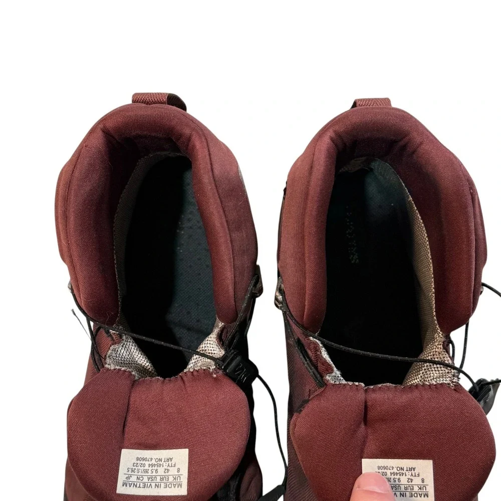 Salomon Men's Burgundy Brown Trail Running Boots